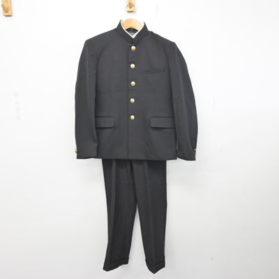 【中古】千葉県 勝浦市立北中学校 男子制服 3点 (学ラン・ズボン) sf090608