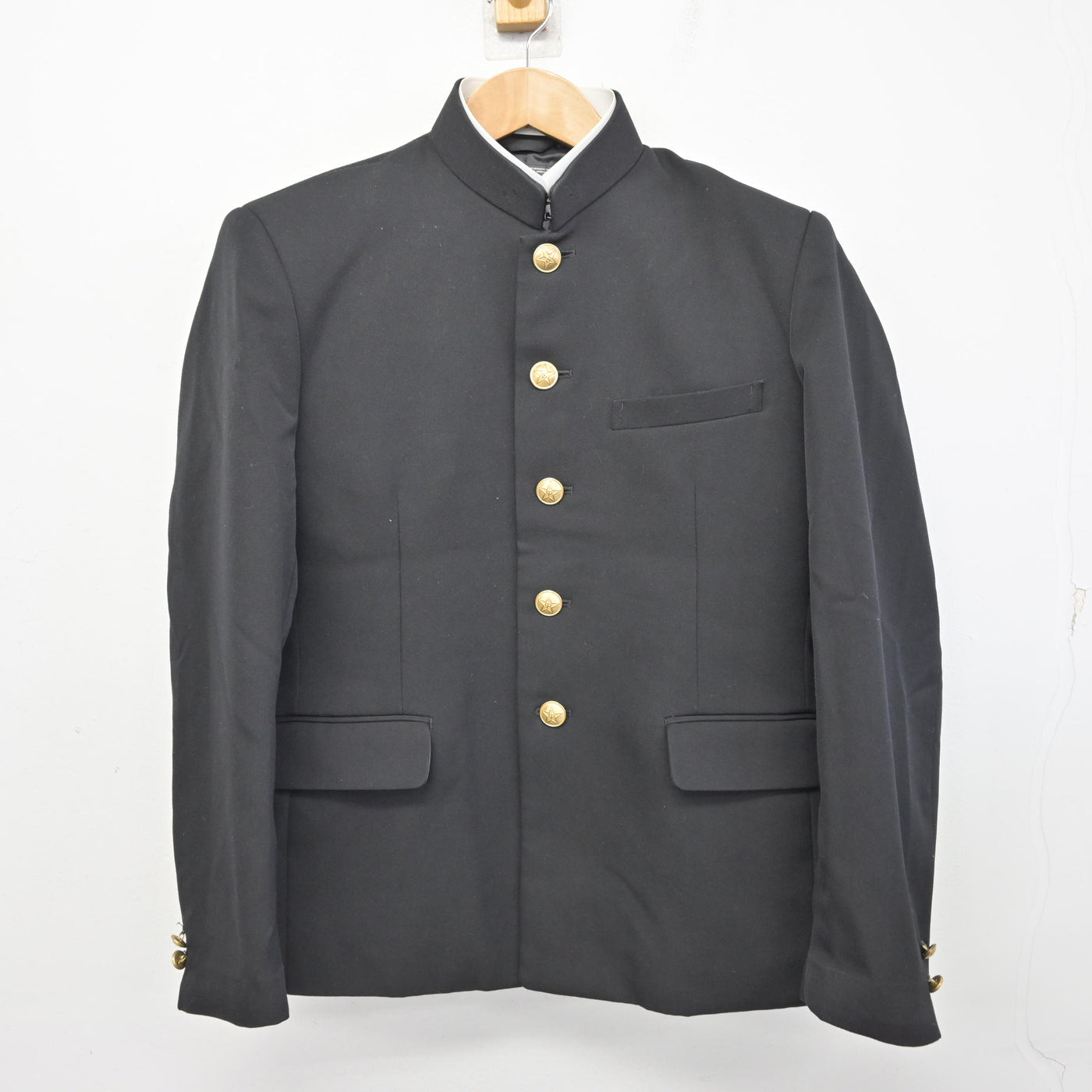 【中古】千葉県 勝浦市立北中学校 男子制服 3点 (学ラン・ズボン) sf090608