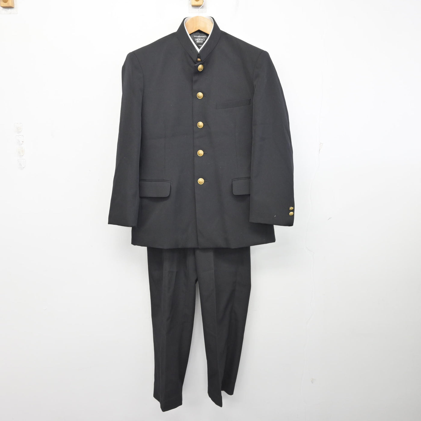【中古】千葉県 勝浦市立北中学校 男子制服 3点 (学ラン・ズボン) sf090609