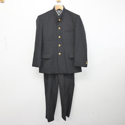 【中古】千葉県 勝浦市立北中学校 男子制服 3点 (学ラン・ズボン) sf090609