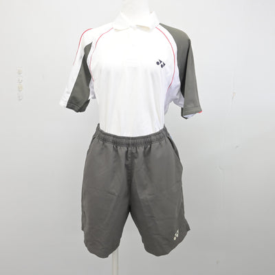 【中古】千葉県 勝浦市立北中学校/男子テニス部ユニフォーム 男子制服 2点 (部活ユニフォーム 上・部活ユニフォーム 下) sf090610