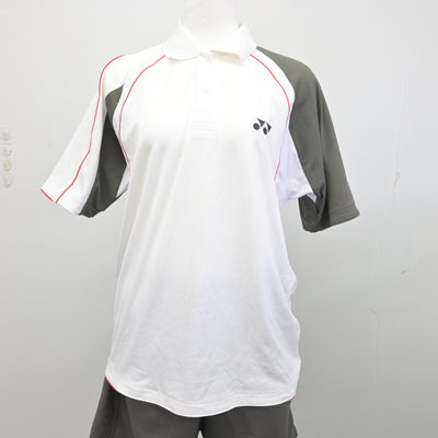 【中古】千葉県 勝浦市立北中学校/男子テニス部ユニフォーム 男子制服 2点 (部活ユニフォーム 上・部活ユニフォーム 下) sf090610