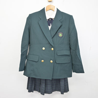 【中古】千葉県 大多喜高等学校 女子制服 4点 (ブレザー・シャツ・スカート) sf090621
