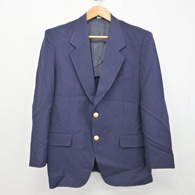 【中古】千葉県 敬愛学園高等学校 男子制服 3点 (ブレザー・ズボン) sf090622