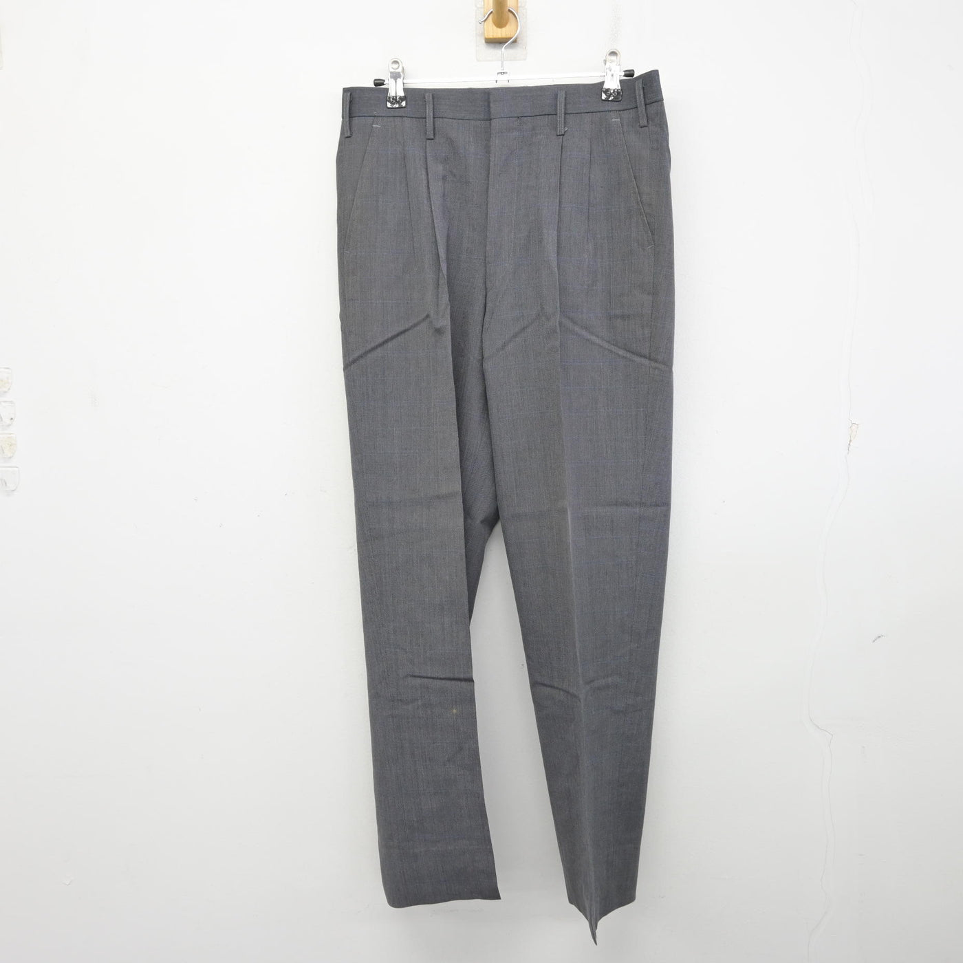 【中古】千葉県 敬愛学園高等学校 男子制服 2点 (ニットベスト・ズボン) sf090623