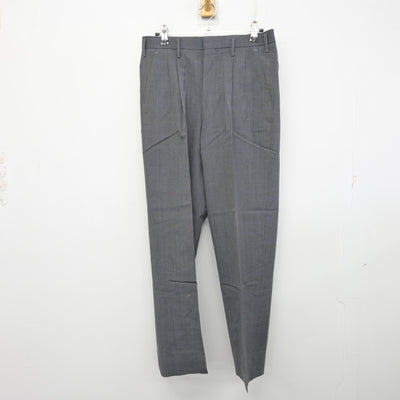 【中古】千葉県 敬愛学園高等学校 男子制服 2点 (ニットベスト・ズボン) sf090623