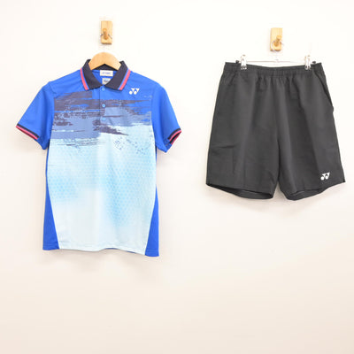 【中古】静岡県 新津中学校/テニス部ユニフォーム 男子制服 2点 (部活ユニフォーム 上・部活ユニフォーム 下) sf090638
