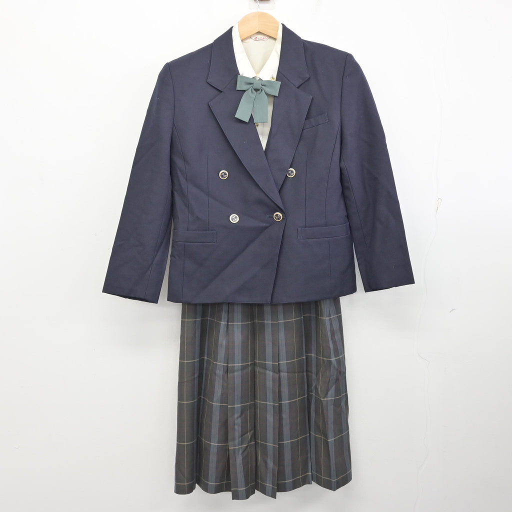 中古】山形県 左沢高等学校 女子制服 4点 (ブレザー・シャツ 中古】山形県 左沢高等学校 女子制服 4点 (ブレザー・シャツ