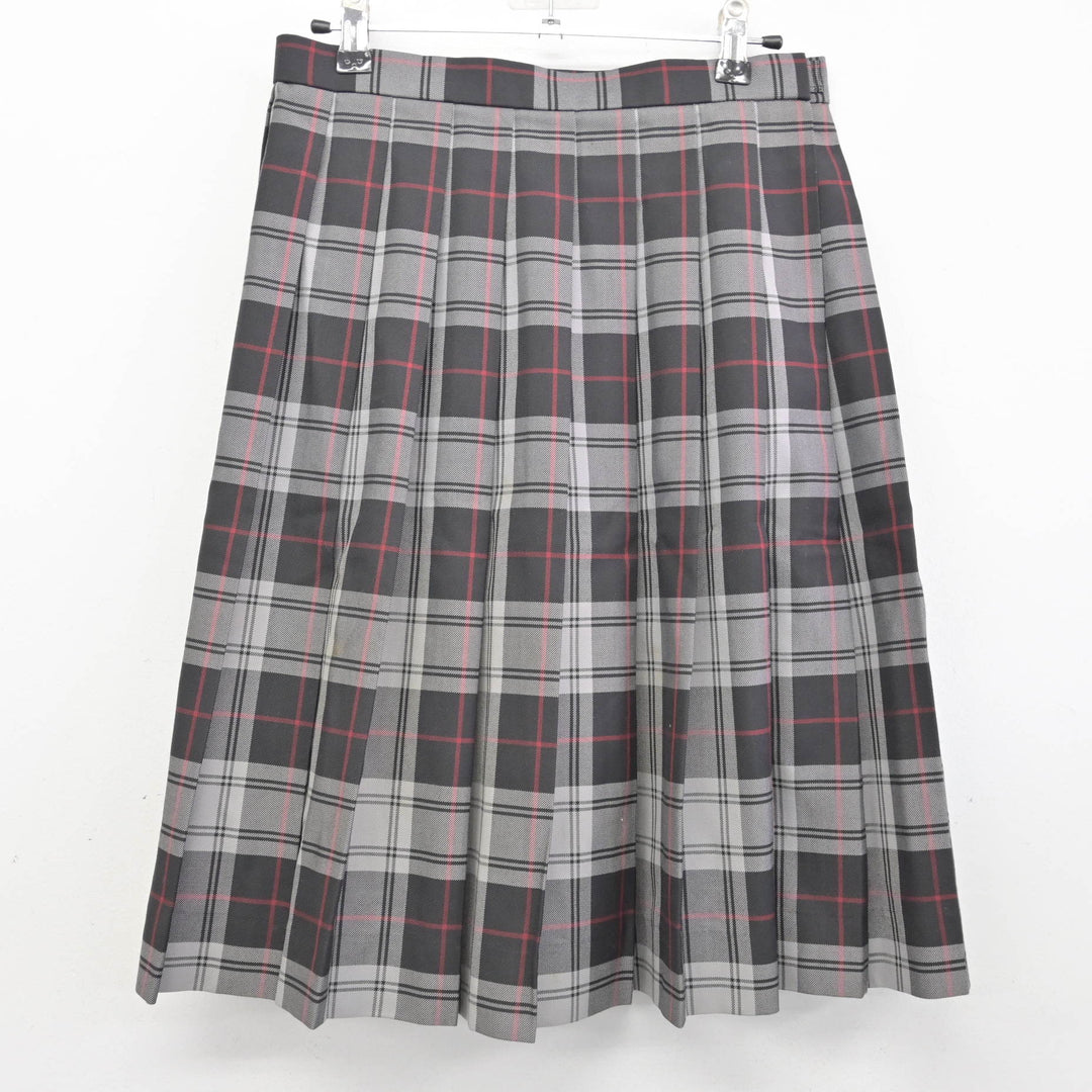 中古】福島県 本宮高等学校 女子制服 2点 (シャツ・スカート