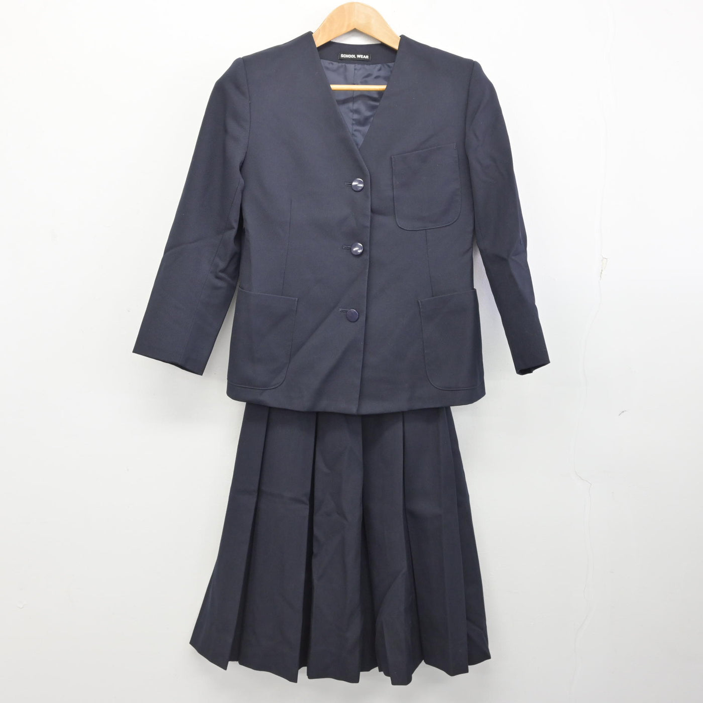 【中古】東京都 神代中学校 女子制服 3点 (ブレザー・スカート) sf090654