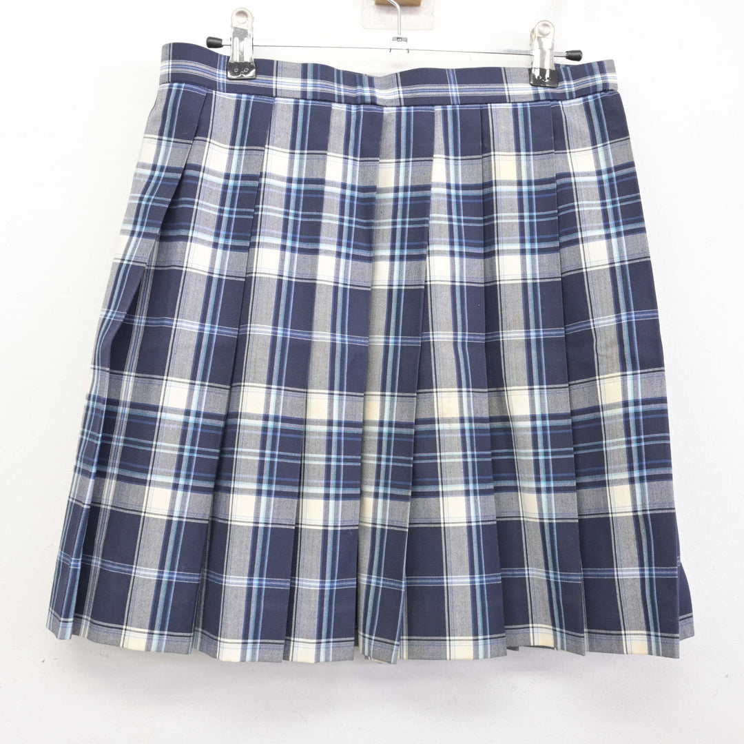 中古】福島県 安達東高等学校 女子制服 2点 (シャツ・スカート 中古】福島県 安達東高等学校 女子制服 2点 (シャツ・スカート