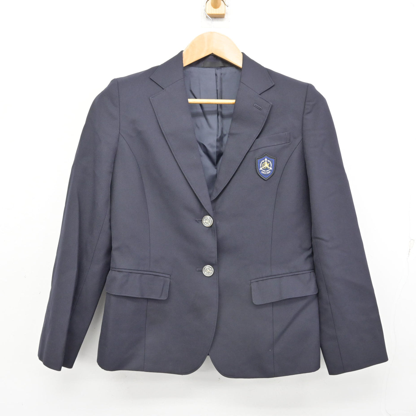 【中古】福岡県 門司学園高等学校 女子制服 3点 (ブレザー・スカート) sf090687