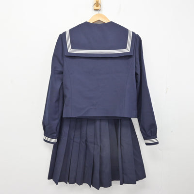 【中古】新潟県 小千谷中学校 女子制服 4点 (セーラー服・スカート) sf090701