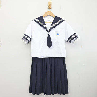 【中古】東京都 葛美中学校 女子制服 5点 (セーラー服・スカート) sf090703