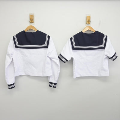 【中古】東京都 葛美中学校 女子制服 5点 (セーラー服・スカート) sf090703