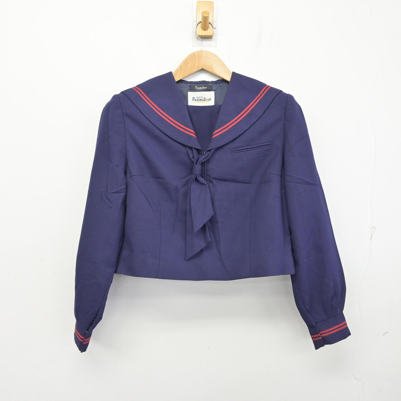 【中古】群馬県 境西中学校 女子制服 3点 (セーラー服・スカート) sf090705