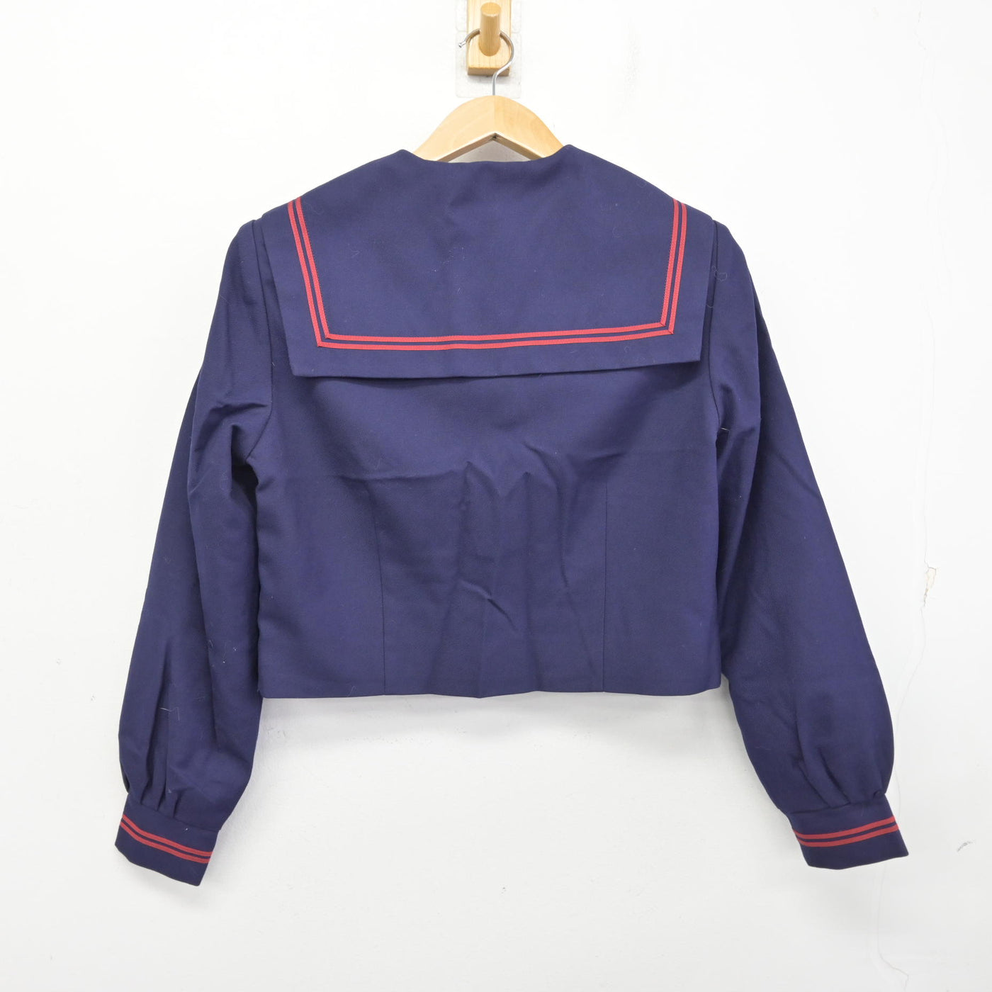 【中古】群馬県 境西中学校 女子制服 3点 (セーラー服・スカート) sf090705