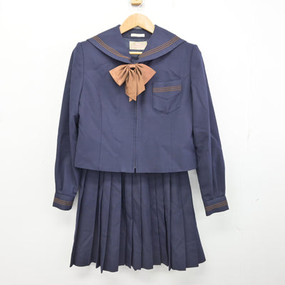 【中古】徳島県 阿波高等学校 女子制服 3点 (セーラー服・スカート) sf090721