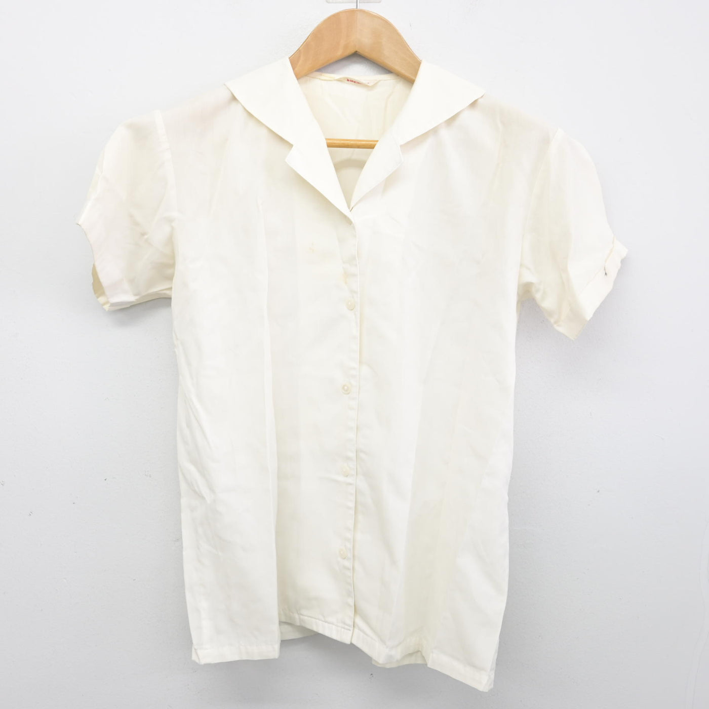 【中古】徳島県 阿波高等学校 女子制服 3点 (シャツ・ジャンパースカート) sf090723