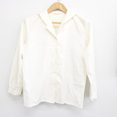 【中古】徳島県 阿波高等学校 女子制服 2点 (シャツ・ジャンパースカート) sf090724