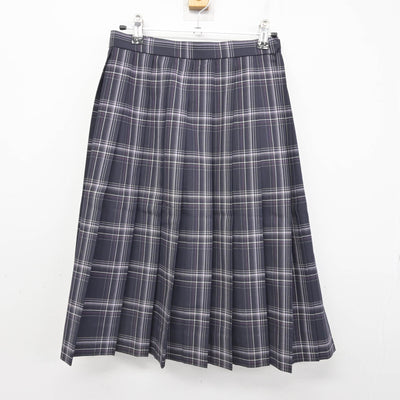 【中古】埼玉県 大妻嵐山高等学校 女子制服 3点 (ニットベスト・シャツ・スカート) sf090729