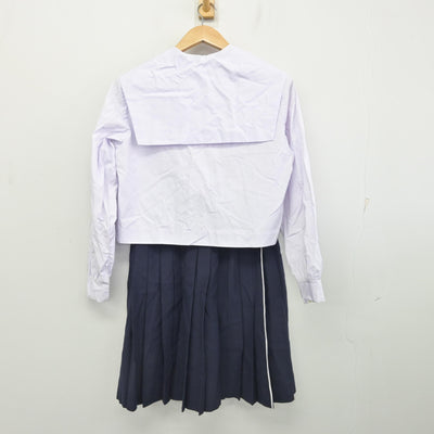 【中古】愛知県 菊里高等学校/旧制服 女子制服 3点 (セーラー服・セーラー服・スカート) sf090735
