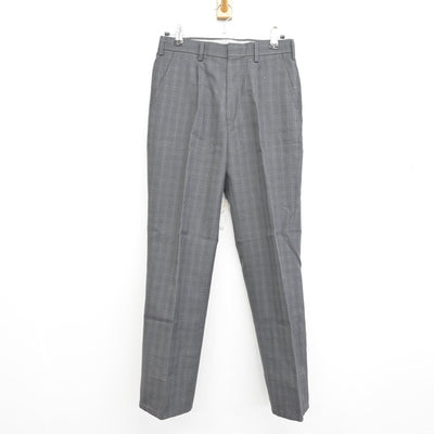 【中古】大阪府 松虫中学校 男子制服 4点 (ブレザー・シャツ・ズボン) sf090750