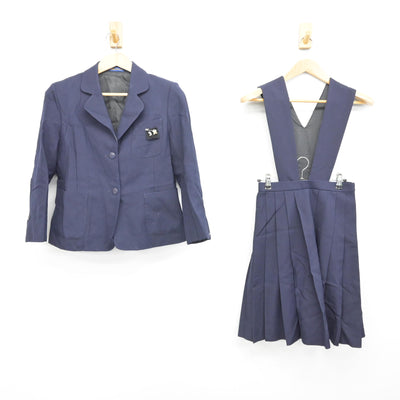 【中古】山梨県 甲府第一高等学校 女子制服 4点 (ブレザー・ジャンパースカート) sf090754