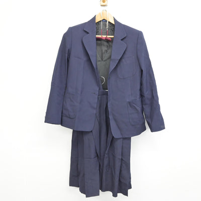【中古】山梨県 甲府第一高等学校 女子制服 3点 (ブレザー・ジャンパースカート) sf090755