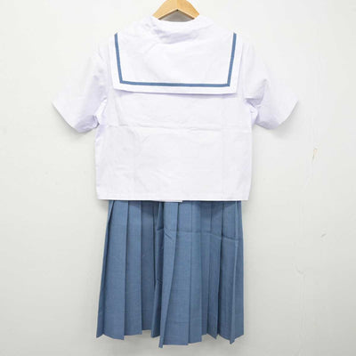 【中古】長崎県 山澄中学校 女子制服 5点 (セーラー服・スカート) sf090801