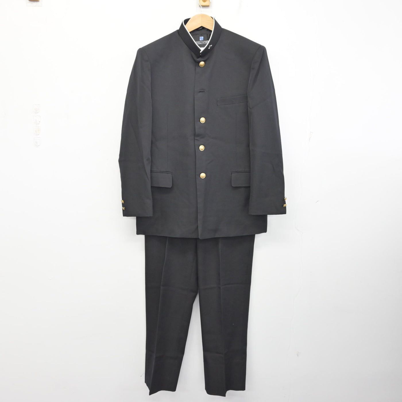 【中古】北海道 札幌真栄高等学校 男子制服 5点 (学ラン・シャツ・ズボン) sf090838