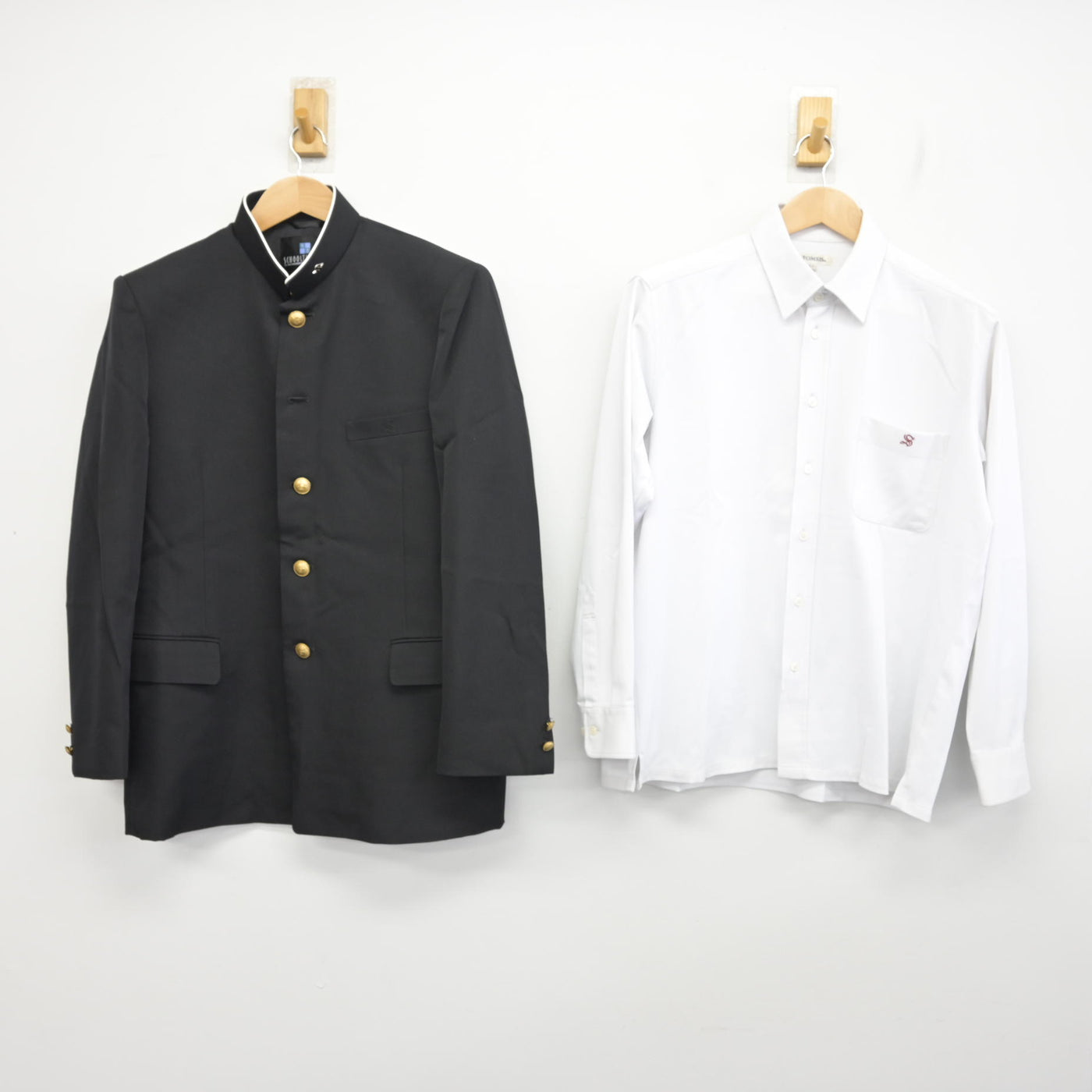 【中古】北海道 札幌真栄高等学校 男子制服 5点 (学ラン・シャツ・ズボン) sf090838