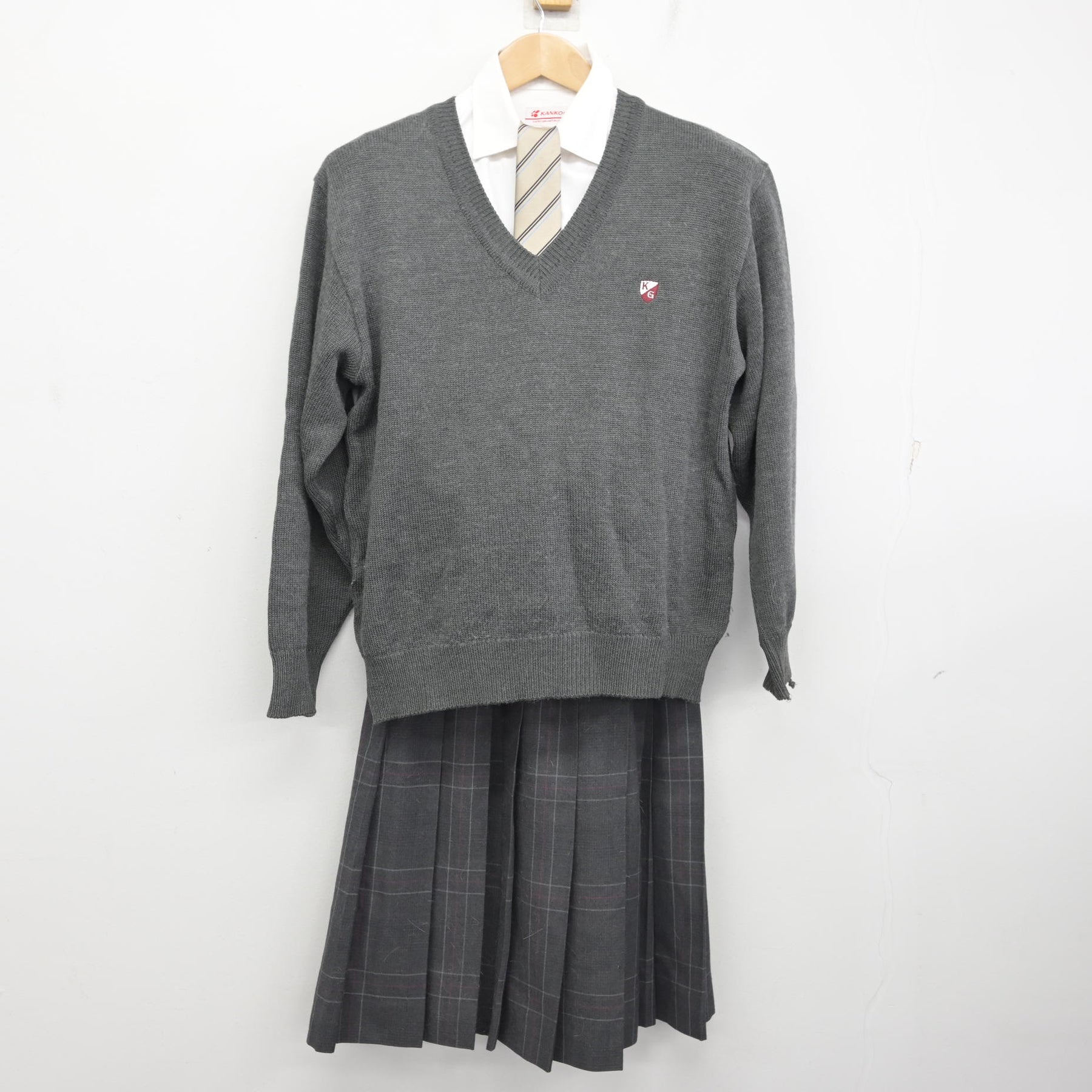 中古】東京都 京華女子高等学校 女子制服 5点 (ブレザー・ニット 中古】東京都 京華女子高等学校 女子制服 5点 (ブレザー・ニット