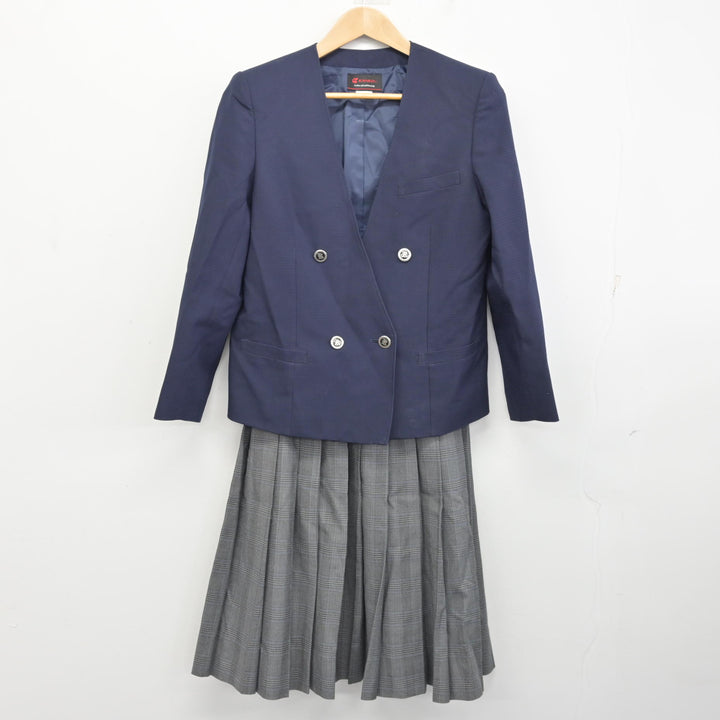 中古】東京都 上板橋第一中学校 女子制服 3点 (ブレザー・ニット