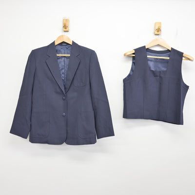 【中古】東京都 八王子市立第一中学校 女子制服 3点 (ブレザー・ベスト・スカート) sf090860