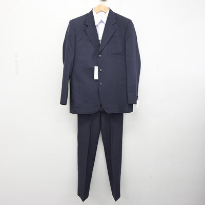 【中古】東京都 八王子市立第一中学校 男子制服 3点 (ブレザー・シャツ・ズボン) sf090862
