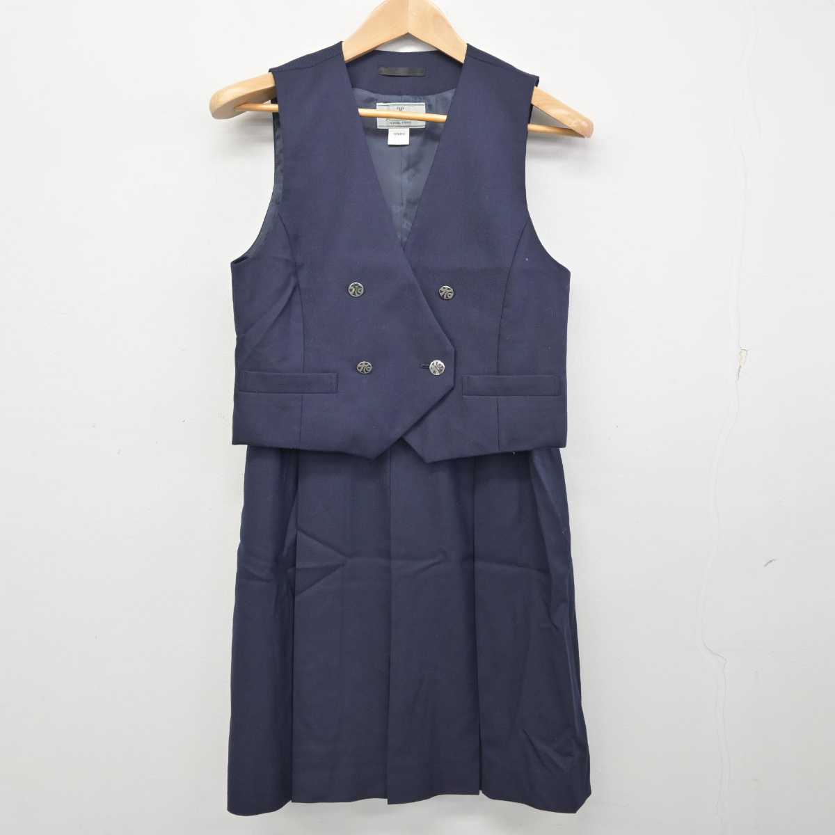 【中古】愛知県 旭野高等学校 女子制服 5点 (ブレザー・ベスト・スカート) sf090873