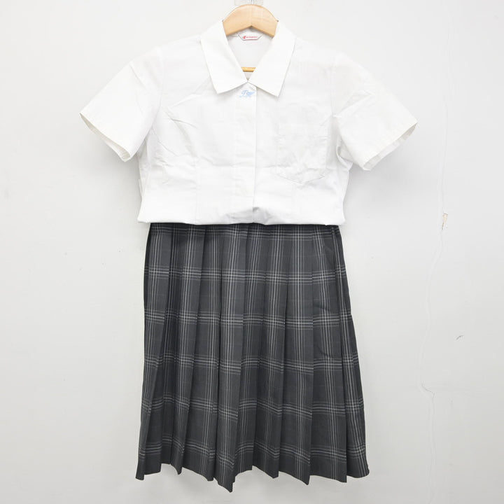中古】宮崎県 高城高等学校 女子制服 2点 (シャツ・スカート 中古】宮崎県 高城高等学校 女子制服 2点 (シャツ・スカート