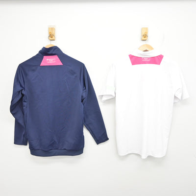 【中古】鹿児島県 鹿児島実業高等学校 女子制服 2点 (ジャージ 上・体操服 上) sf090917