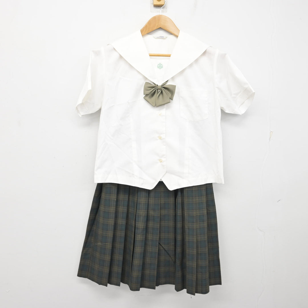 中古】岐阜県 大垣商業高等学校 女子制服 3点 (セーラー服