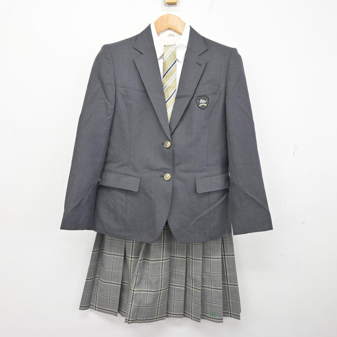 中古】新潟県 新津南高等学校 女子制服 5点 (ブレザー・シャツ