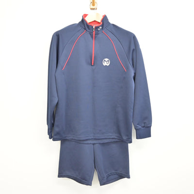 【中古】鹿児島県 明桜館高等学校 女子制服 3点 (ジャージ 上・体操服 下) sf090987