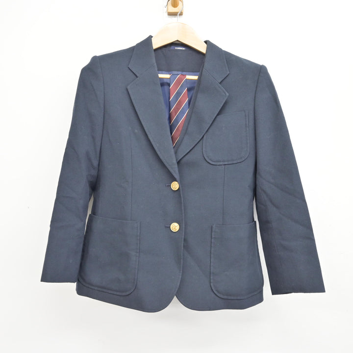 O18#(中古) 校名不明 ブレザー制服 3点セット/175A/W66/丈69/Le