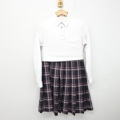 【中古】大阪府 南郷中学校 女子制服 3点 (ブレザー・シャツ・スカート) sf091055