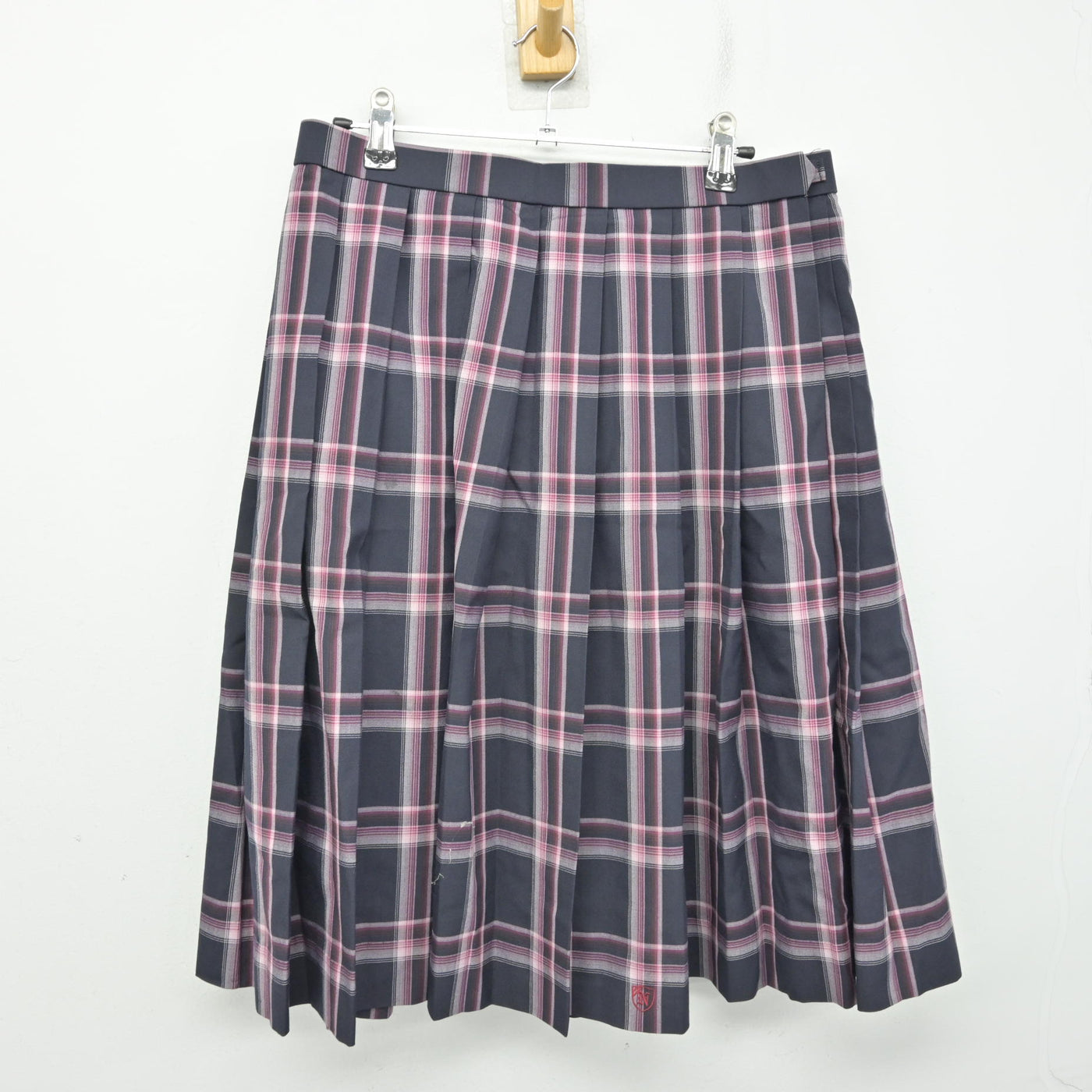 【中古】大阪府 南郷中学校 女子制服 3点 (ニットベスト・シャツ・スカート) sf091056