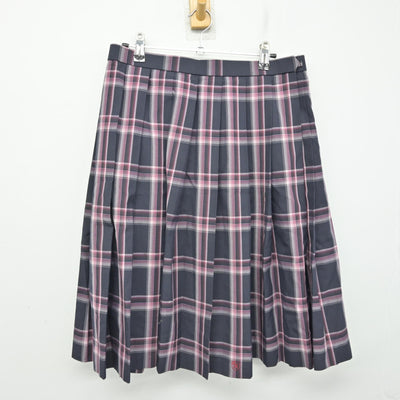 【中古】大阪府 南郷中学校 女子制服 3点 (ニットベスト・シャツ・スカート) sf091056