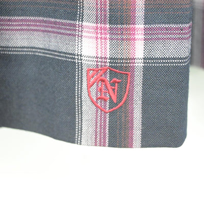 【中古】大阪府 南郷中学校 女子制服 3点 (ニットベスト・シャツ・スカート) sf091056