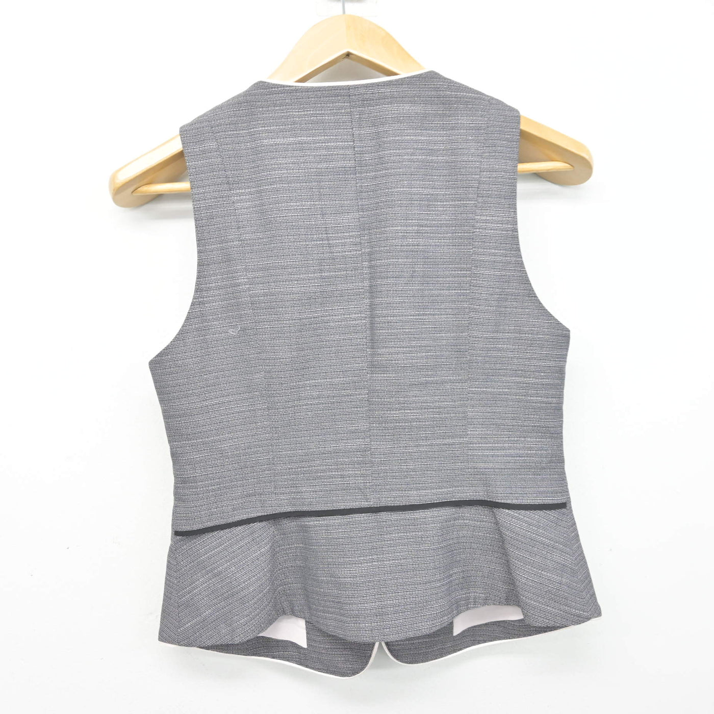 【中古】 事務服 女子制服 2点 (ベスト・スカート) sf091065