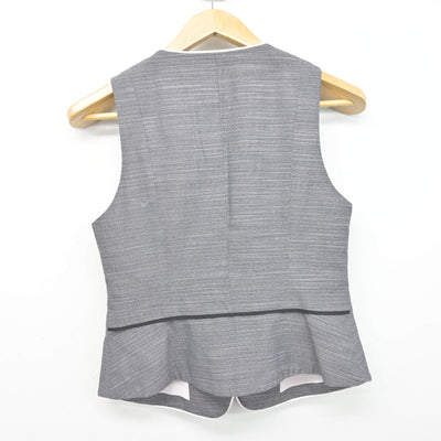 【中古】 事務服 女子制服 2点 (ベスト・スカート) sf091065