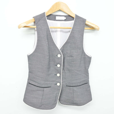 【中古】 事務服 女子制服 2点 (ベスト・スカート) sf091066